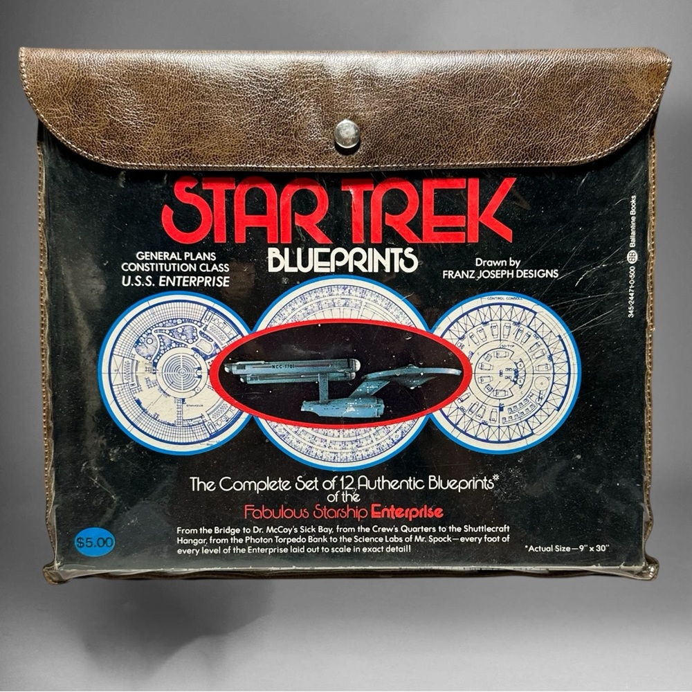 StarTrek Blue Prints Complete Set 12 Constituon Series U.S.S. Enterprise Franz